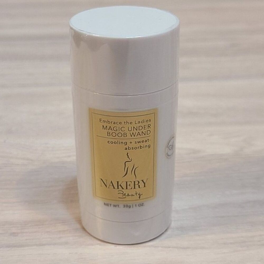 Nakery Beauty Magic Under Chest Wand Sweat Absorbing Anti Chafing Stick 1 oz New